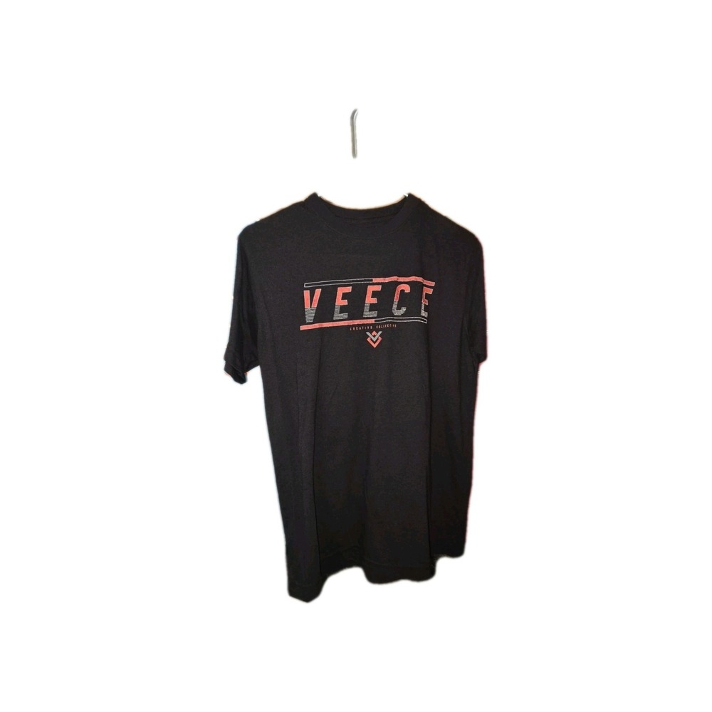 Veece Men's Black‎ GRAPHIC Cotton T-shirt Size Small